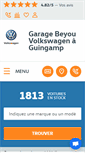 Mobile Screenshot of garage-beyou-guingamp.com
